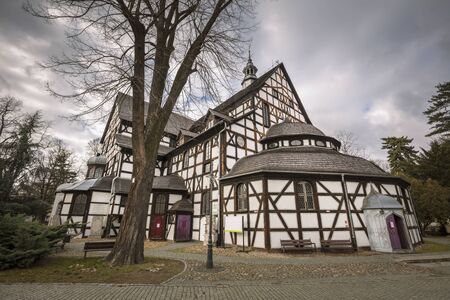 The Evangelical Church of Peace in Swidnica. Swidnica, Lower Silesia, Poland.の写真素材