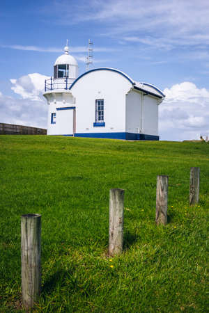 Lighthouse in Harrington Beach State Park. Harrington, New South Wales, Australia.の写真素材