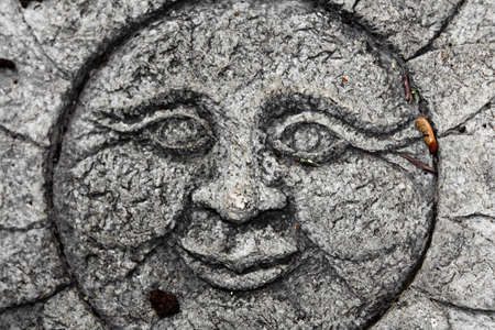 Sunshine stepping stoneの写真素材