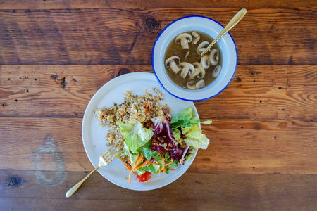 Rustic mealの写真素材