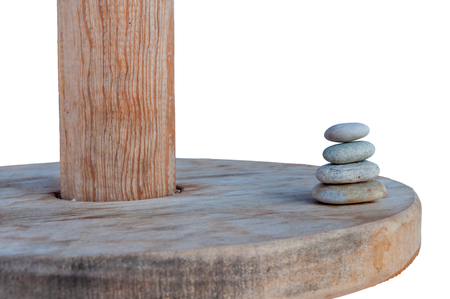 Balanced several Zen stonesの写真素材