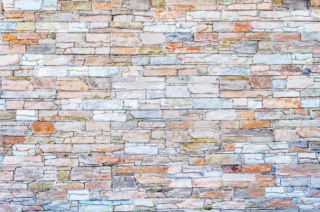 Beautiful modern stone wall backgroundの写真素材