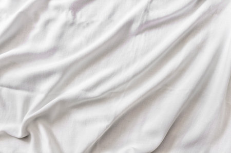 White satin backgroundの写真素材