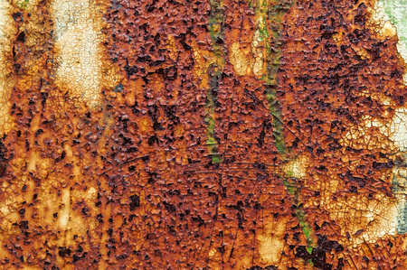 Old rusty brown  metal sheetの写真素材