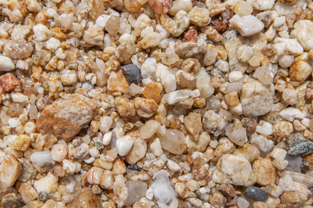 Sandy beach background macro sand textureの写真素材