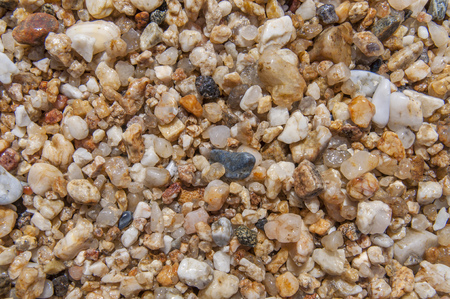 Sandy beach background macro sand textureの写真素材