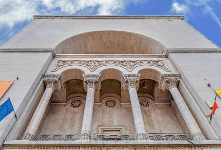 TIMISOARA, ROMANIA - 15 OCTOBER 2016 - The Romanian National Opera in Timisoara, public opera and ballet institutionのeditorial素材