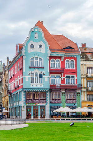 TIMISOARA, ROMANIA - OCTOBER 15, 2016 The Serbian Orthorox church the oldest one in Timisoaraのeditorial素材