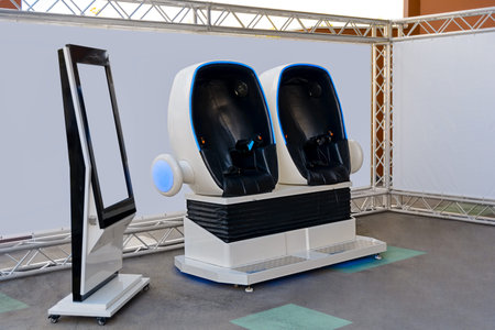 9D VR machine for virtual reality werable videogame experience