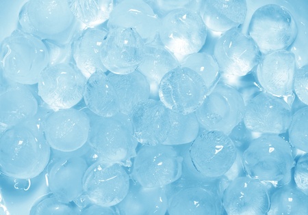 Background of blue ice cubes の写真素材