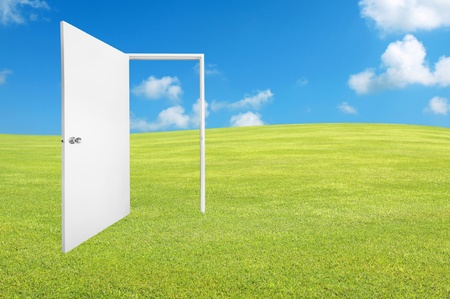 Door to new world. Ready to use or edit の写真素材