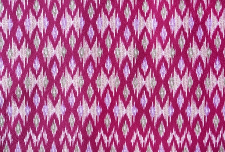 pattern on thai cloth texture of general traditional thai style native の写真素材