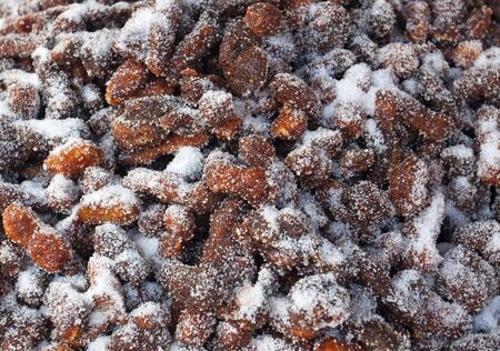 tamarind mixed with granulated sugarの写真素材