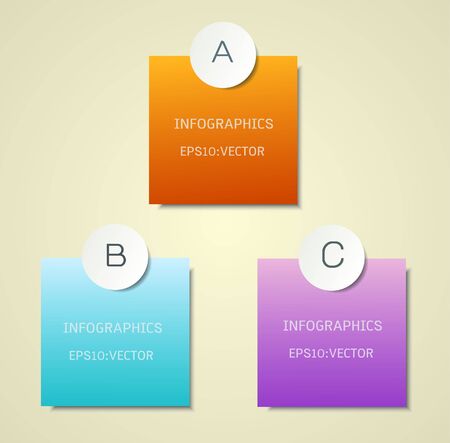 Modern Design template  infographicsのイラスト素材