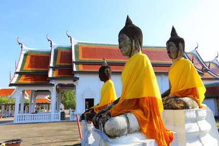 Sacred Buddha images in Surat thani, Thailand
