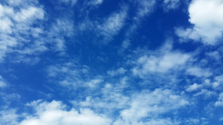 blue sky with clouds