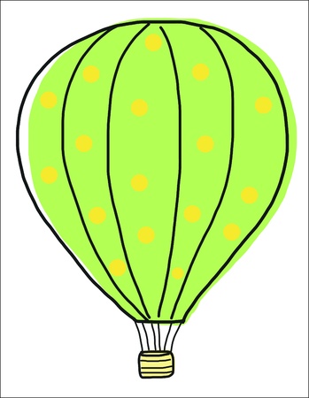 hand draw vintage balloon のイラスト素材