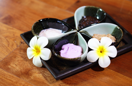 Natural spa cream の写真素材
