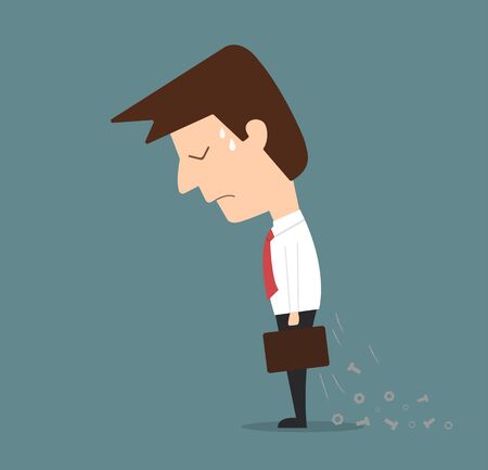 Businessman Tiredのイラスト素材