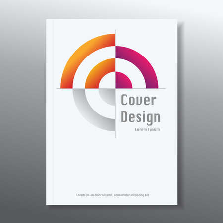 target achievement cover designのイラスト素材