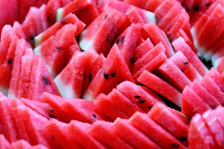 water melon slicesの写真素材