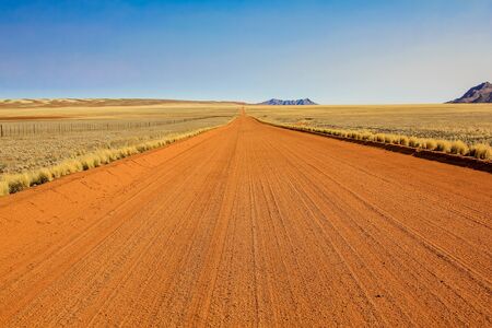 Scenic Road D707, one of the most beautiful and most isolated of Namibia.の写真素材