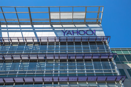 Sunnyvale, California, United States - August 15, 2016: Yahoo Headquarters building. Yahoo Inc. is a multinational technology company that is known for its web portal and search engine Yahoo Search.のeditorial素材