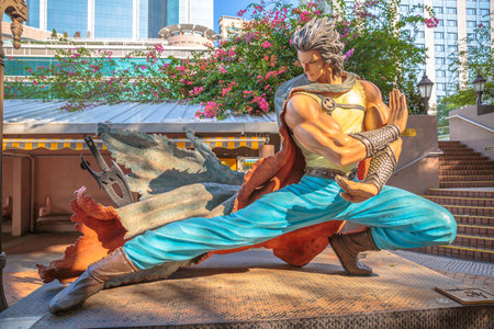 Avenue of Comic Stars at hong kongのeditorial素材