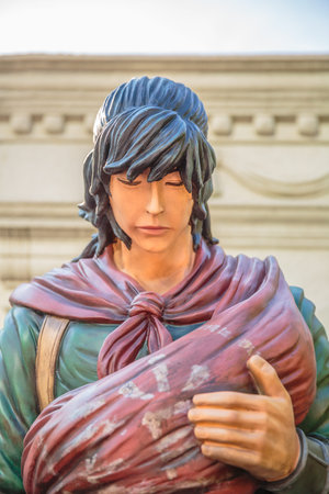 Liaoyuan Huo character sculpture at HK