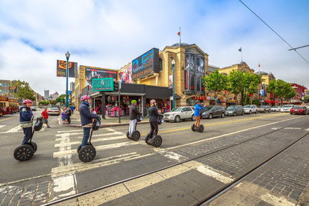 San Francisco Segway Tourのeditorial素材