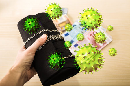 Covid-19 or Coronavirus and decrease in purchases. Euro crisis during 2019-nCoV or Covid 19-NCP....