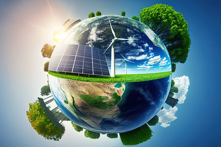 Renewable sources of energy: wind, solar, and hydroelectric can help protect planet from climate...