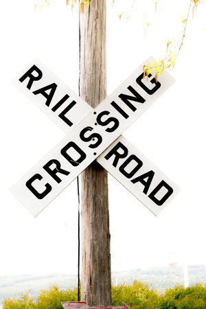 railroad crossingの写真素材