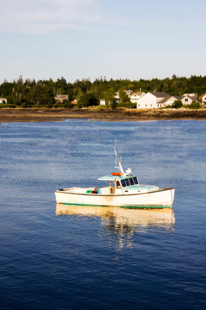 Boat in Southwest Harbor Maine