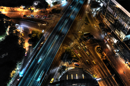 Sathorn crossing in Bangkokのeditorial素材