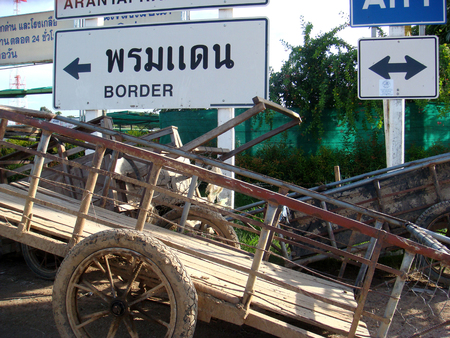 Thai-Cambodian borderのeditorial素材