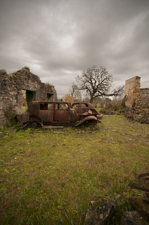 Oradour-sur-Glane, Franceのeditorial素材