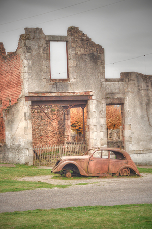 Oradour-sur-Glane, Franceのeditorial素材