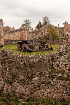 Oradour-sur-Glane, Franceのeditorial素材