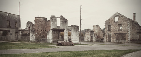 Oradour-sur-Glane, Franceのeditorial素材