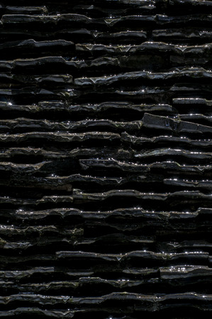Flat stones wall in Ho Chi Minh City, Vietnamの写真素材