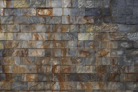 Wall background in a castle of Ho Chi Minh City, Vietnamの写真素材