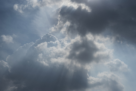 Clouds over Vietnam, seen from the ground.の写真素材