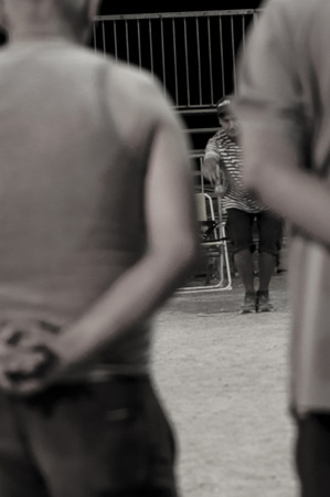 PÃ©tanque players at the 46th PÃ©zenas National of PÃ©tanque.のeditorial素材