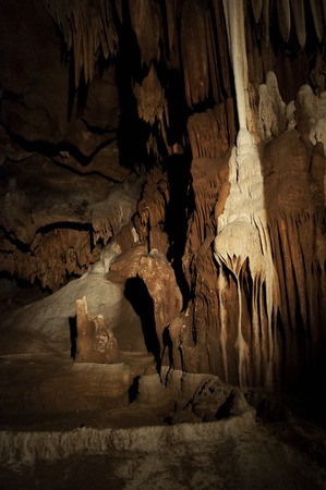 Inside of a cave in Thailand.のeditorial素材