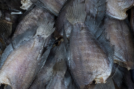 Dried fish are presented at Binh Tay market in Ho Chi Minh City, Vietnam