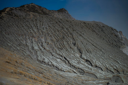 Mount Ijen in East Java, Indonesia.の写真素材