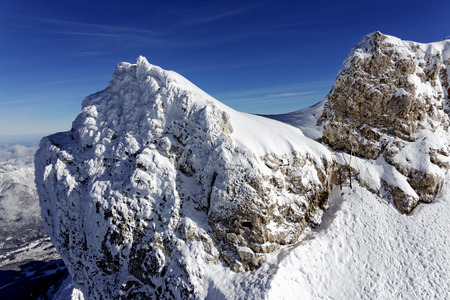 Winter in Bavaria - Zugspitze.の写真素材