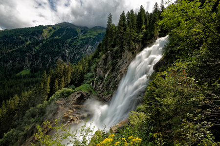 Krimml Waterfalls - Austria.のeditorial素材