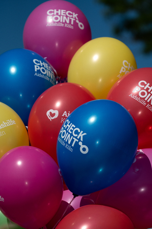 Parade at Christopher Street Day (CSD), annual event celebrating gay and lesbian people.のeditorial素材